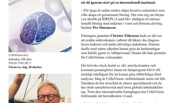 Ny bok skildrar historien bakom framgångsrikt Lundaföretag