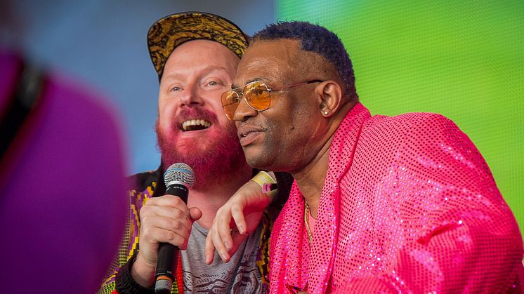 Petter Wallenberg and Mista Majah P. Photo by Olav Holten