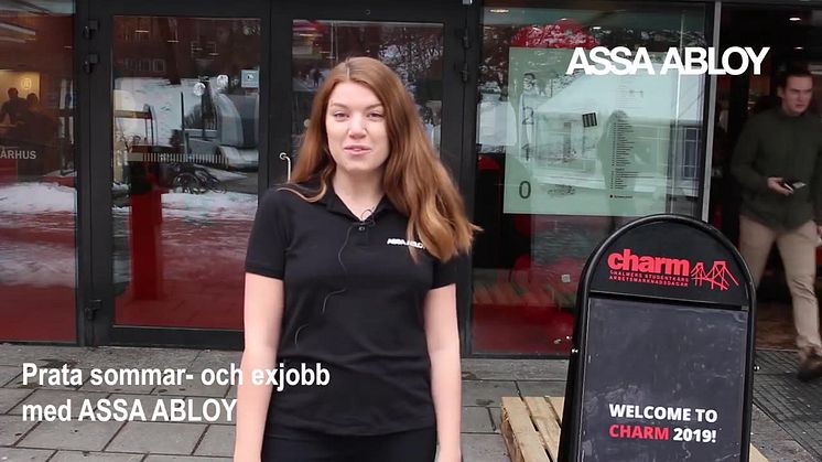 Hej student! Vinn studiebesök och biobesök hos ASSA ABLOY på CHARM!
