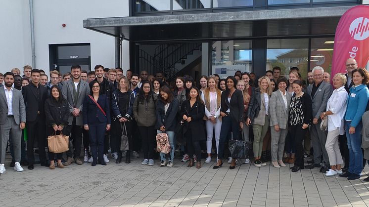 Wintersemester 2019: 120 Studienstarter in neun Bachelor- und Master-Studiengängen. Foto: Franz Motzko.