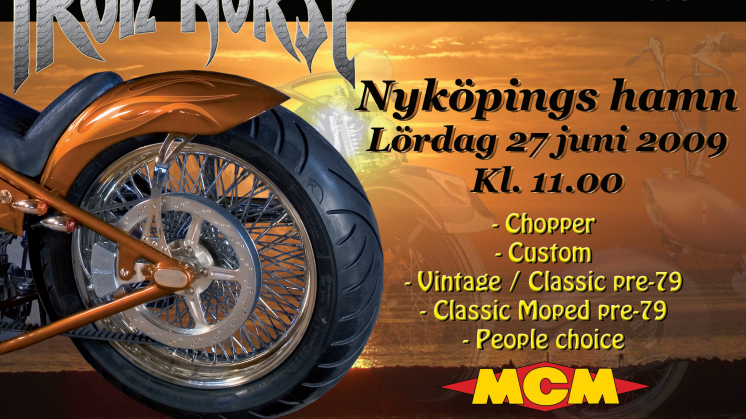 Tips om evenemang i Nyköping i sommar: Iron Horse Motorcycle Show i Nyköpings hamn, 27 juni