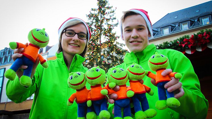 Jolinchenverkauf auf Leipziger Weihnachtsmarkt – Einnahmen  werden komplett an das Kinderhospiz Bärenherz gespendet 