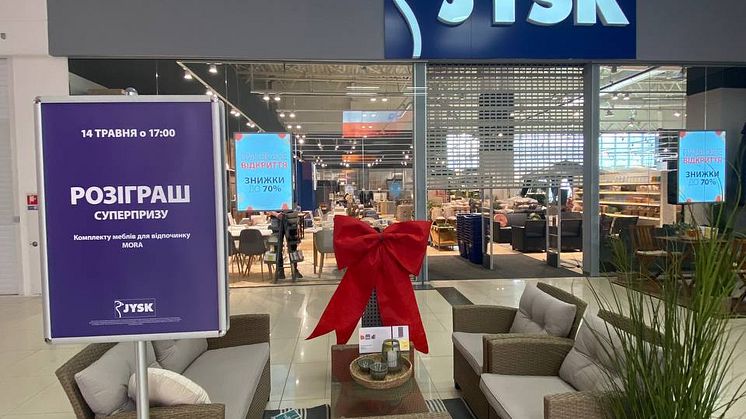Відновлений магазин JYSK в Одесі 