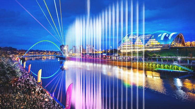 Water Sculptures, Get North Opening Weekend - Imagery by EYELEVEL