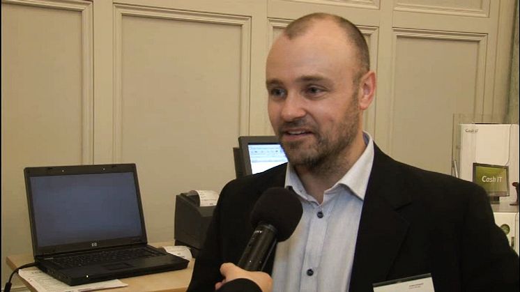 Cash IT:s säljchef Anders Bergwall på KLTV!