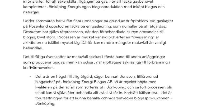 Biogas till bussar trots driftproblem