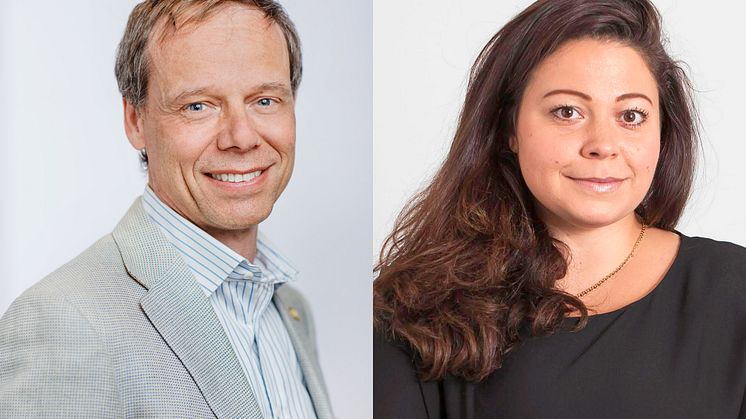 Christer Fuglesang och Claudia Olsson