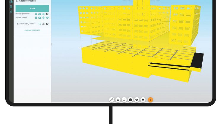 With the SCIA AutoConverter technology, which is now available in Allplan 2021, building models can be intelligently converted into analytical models. 