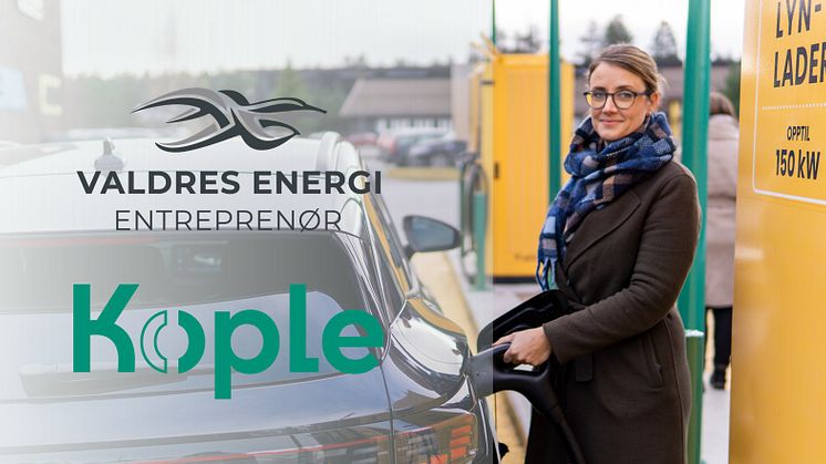 Valdres Energi Entreprenør inngår lade-samarbeid med Kople