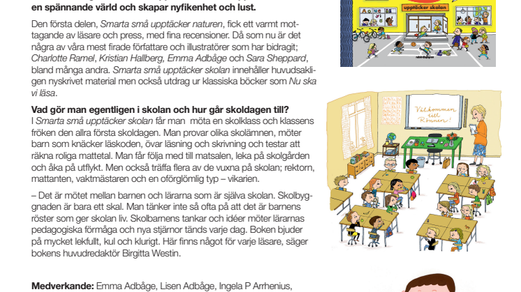 Smarta små är tillbaka och upptäcker skolan - ny antologi skapar nyfikenhet inför skolstarten