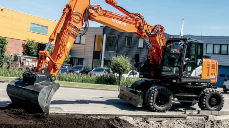 Broschyr Hitachi ZX170W-6 hjulgrävare
