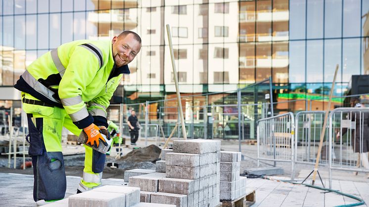 Sh bygg gör nya gator i Enköping 
