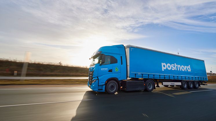 PostNords nye Iveco S-Way til gaskørsel