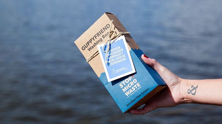 Som en del av «Handle med Hjertet» konseptet har Kid Interiør lansert vaskeposen Guppyfriend.​