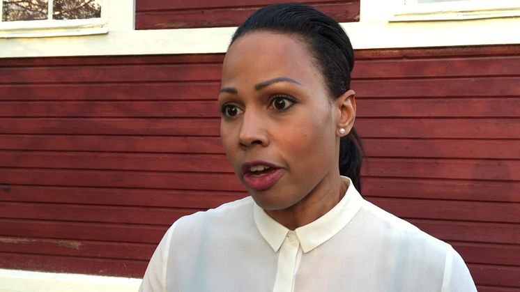 Alice Bah Kuhnke, Kultur- och Demokratiminister berättar om vikten av Unescos arbete och betydelsen av nätverkets 10:e årsmöte i Östersund.
