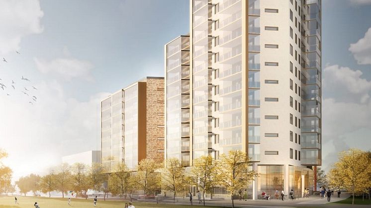 136 nya lägenheter med närhet till naturen och centrum i Sundsta