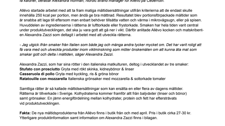 Tydliga önskemål från svenska konsumenter: God, riktig mat med tuggmotstånd och få kalorier 