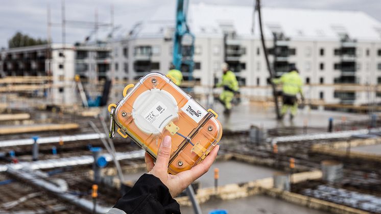 Thomas Betong lanserar digital hållfasthetsmätning i realtid där sensorer mäter kontinuerligt och skickar data till portalen Min Betong®.