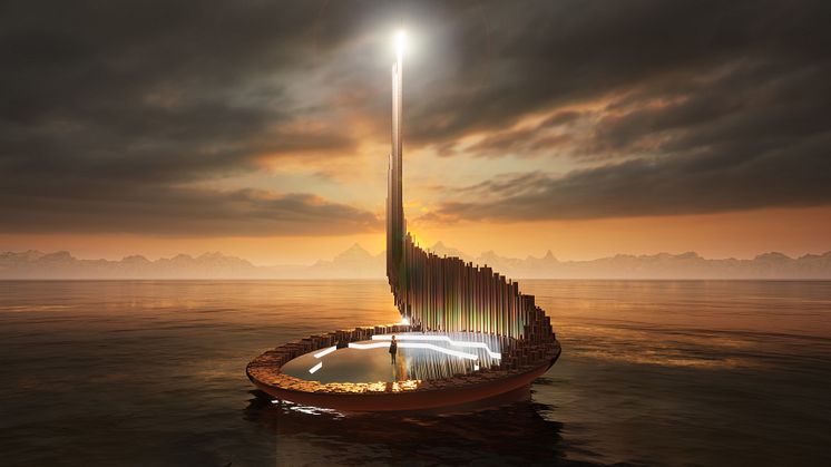 Bodø2024 - Opening ceremony illustration. Photo: phase7/Bjørnådal Arkitektstudio 