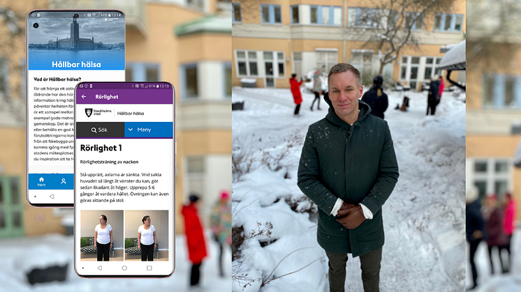 Stockholms stad lanserar app för äldres hållbara hälsa