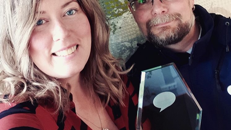 Helen Marntell, studentansvarig och Hans Karlström, fastighetsvärd