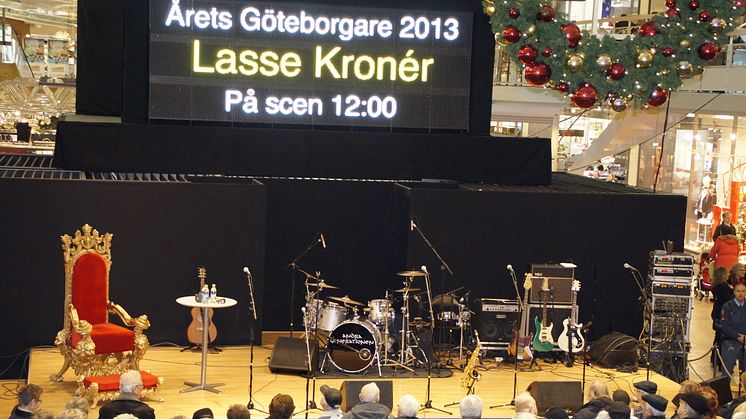 Årets Göteborgare 2013 Lasse Kronér