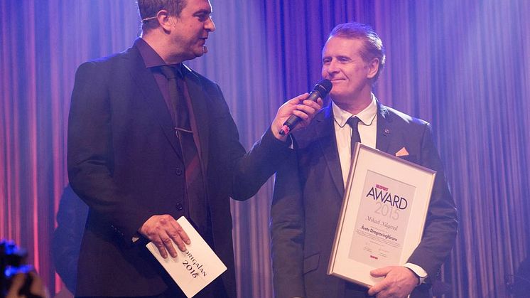 Fina priser för Kågered och Ahlberg på Bilsportgalan i Karlstad.