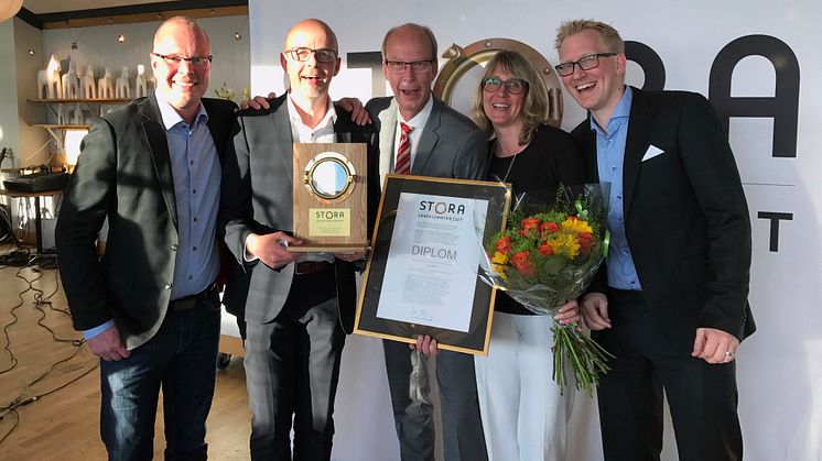 Glada miner hos Lindab efter prisutdelningen-highres
