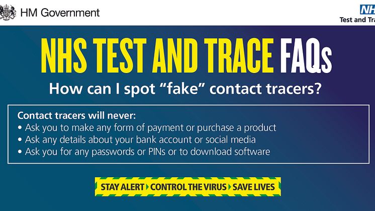 ​Don’t be scammed by bogus ‘test and trace’ callers