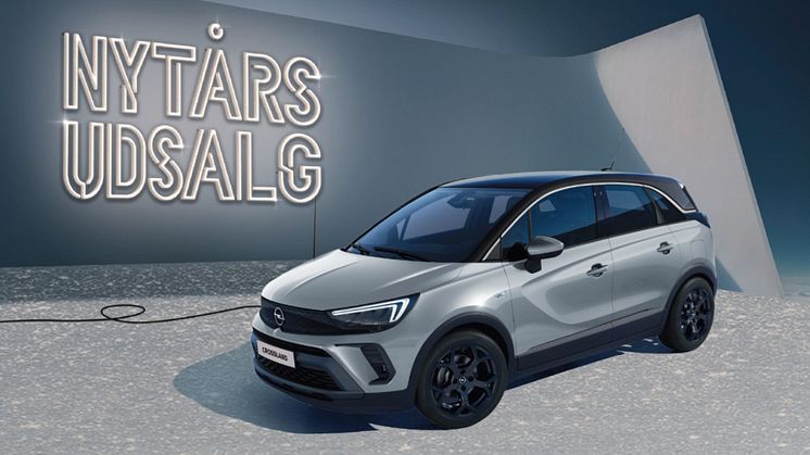Opel afholder nytårsudsalg - Crossland er nedsat med helt op til 80.000 kroner.