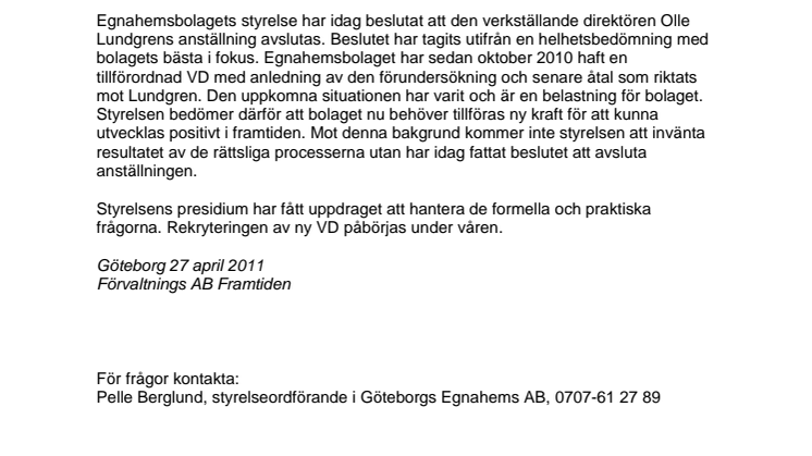 Egnahemsbolagets VD slutar