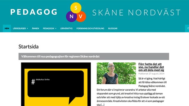 Nu lanserar vi Pedagog Skåne Nordväst