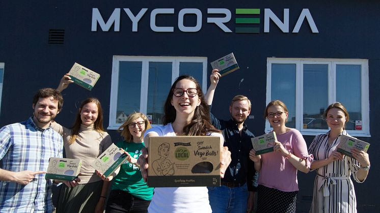I början av april 2020 lanserade Mycorena sin nya produkt, "Väldigt Swedish Vego Balls" gjort av deras veganprotein Promyc som sålde slut efter två dagar.