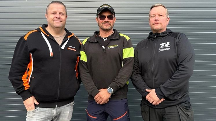 På bild Bengt Höckert, Stefan Jonsson och Tomas Johansson
