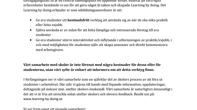 Information för skolor