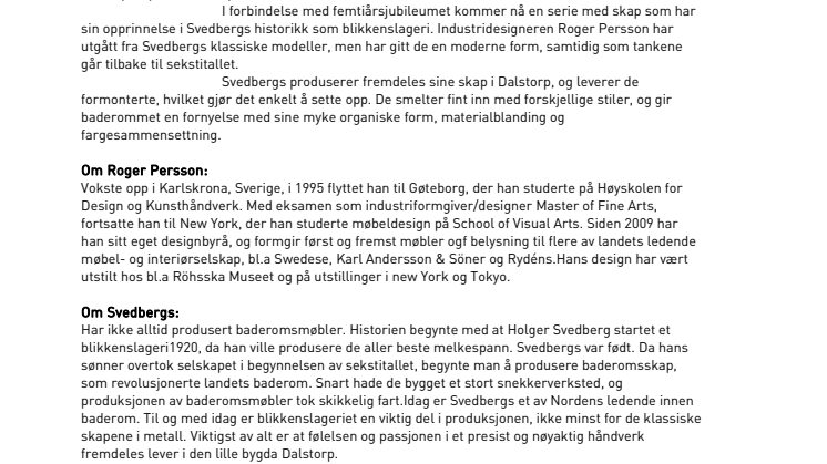 En serie baderomsskap inspirert av sekstitallets farger og form.