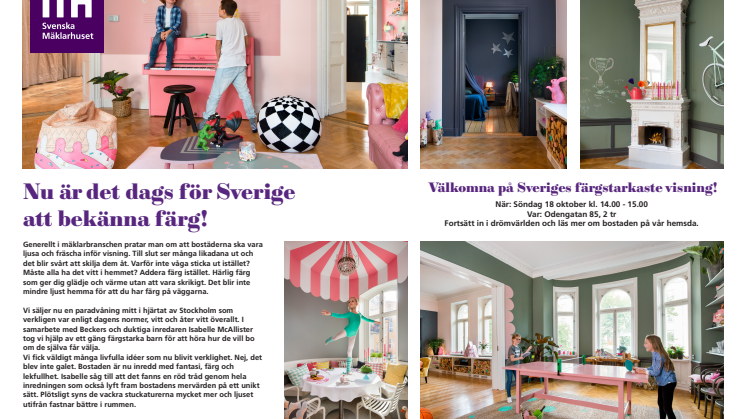 Nu är det dags för Sverige  att bekänna färg!