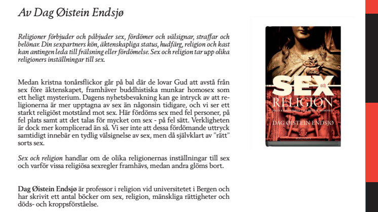 Sex och religion - Från kyskhetsbal till heligt homosex
