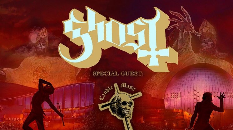 FLER BILJETTER SLÄPPS TILL GHOSTS TVÅ ARENAKONSERTER!