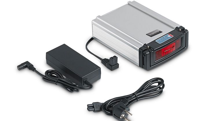 Hi-res image - Dometic - Dometic BP124 Lithium Ion Battery Pack with charger and charging cable