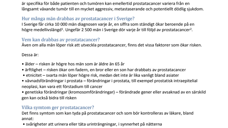 Q&A prostatacancer & Zytiga