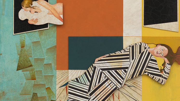 Jens Fänge, ”Within”, assamblage, 99x80cm, 2015
