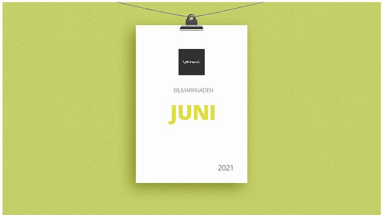 Bilmarknaden juni 2021