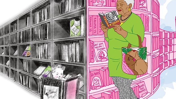 Illustration: Catherine Anyango Grünewald och Bitte Andersson 