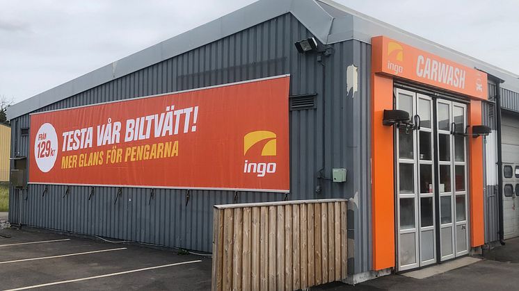INGO lanserar en automattvätt i Linköping under namnet INGO CARWASH