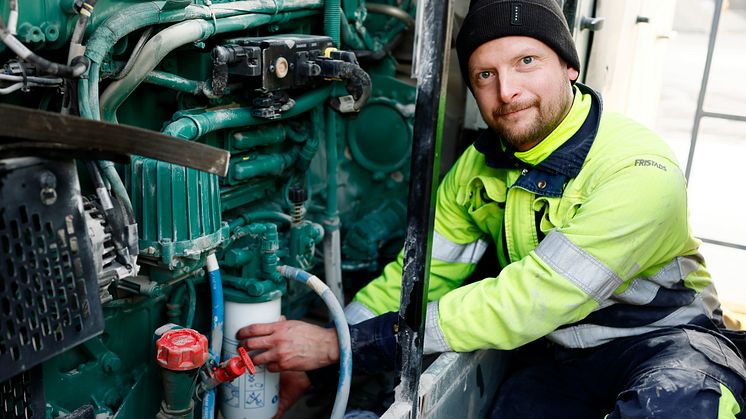 Markus Kontio, servicetekniker Swecon