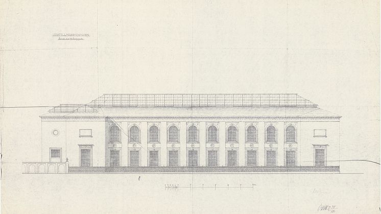 Ferdinand Meldahl and Albert Jensen: Charlottenborg exhibition building, 1881. The Royal Library – the Danish National Art Library.