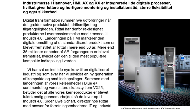 Kompakte indkapslinger skabt til Industri 4.0