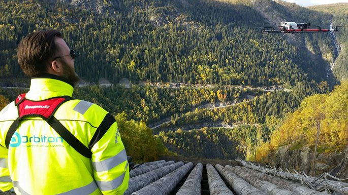 Utvider med droneinspeksjon