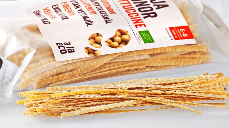 á la eco - fettuccine soyabønner økologisk glutenfri 200 g detalj